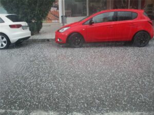 Ισχυρή χαλαζόπτωση σε Καλαμάτα και Μάνη (photos+video) 16