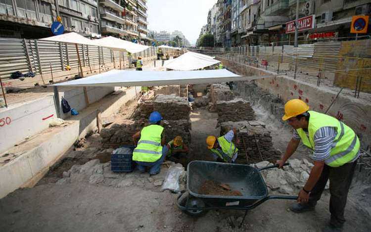 Βρέθηκε αρχαίος σκελετός που εικάζεται ότι ανήκει στον πρώτο εργάτη του μετρό της Θεσσαλονίκης 8