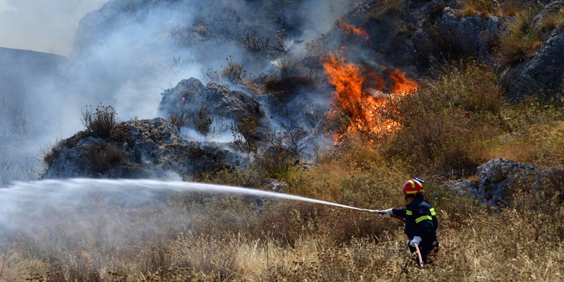 Πύρινα μέτωπα σε Μεσσηνία, Ηλεία και Ασπρόπυργο – Ανετράπη πυροσβεστικό όχημα 16