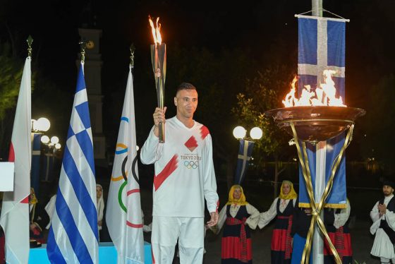 H υποδοχή της Ολυμπιακής Φλόγας στη Μεσσήνη