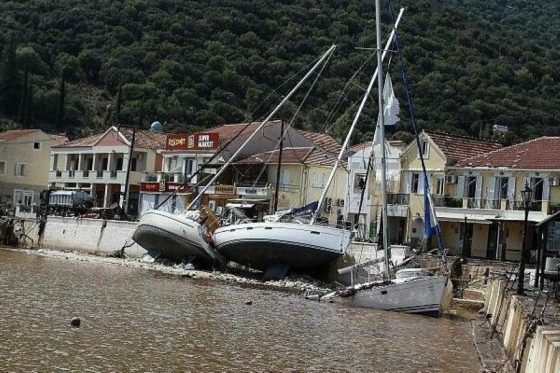 Κακοκαιρία Ιανός: 43 σκάφη βυθίστηκαν στην Κεφαλονιά