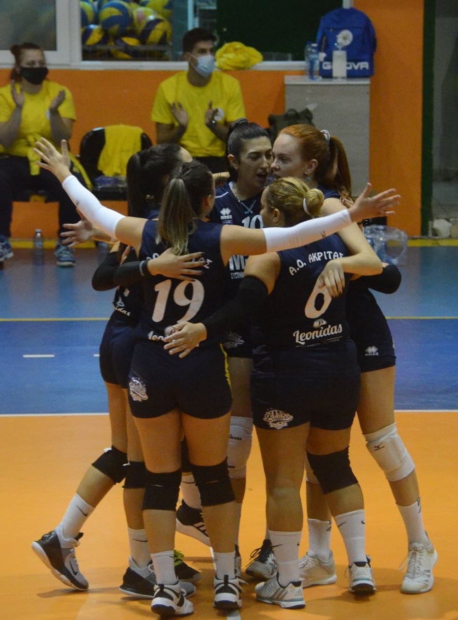 Άνετα 3-0 σετ ο Α.Ο. Ακριτας τον Α.Ο. Αλκυών στην πρεμιέρα της Β' Εθνικής γυναικών 1
