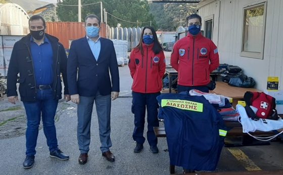 Εκπαιδευτικό απινιδωτή και εξοπλισμό προσέφερε ο Δήμος στην Ελληνική Ομάδα Διάσωσης/Παράρτημα Μεσσηνίας