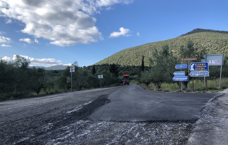 Σε εξέλιξη έργα βελτιώσεων στην εθνική οδό Μεσσήνη - Πύλος 3