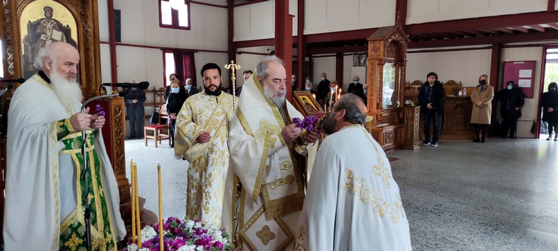 Ο Μητροπολίτης Λεοντοπόλεως στον Ι. Ναό Αγ. Αικατερίνης Καλαμάτας 9