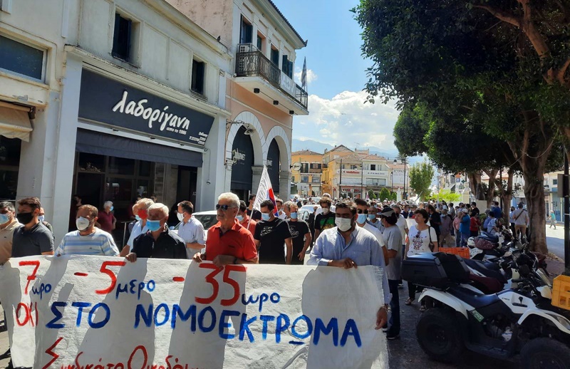 Απεργιακή συγκέντρωση στην Καλαμάτα από συνδικάτα εργαζομένων στη Μεσσηνία 7