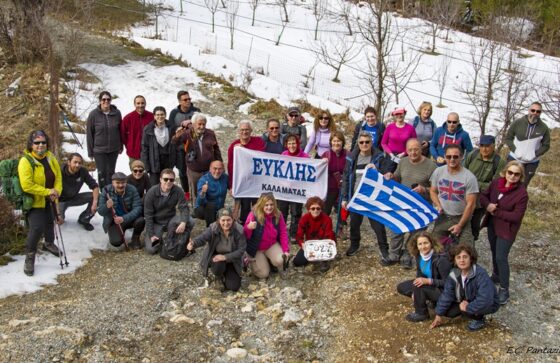 Ορειβατική εξόρμηση για τον ”Ευκλή” στα χιονισμένα Κοντοβούνια Ταϋγέτου!