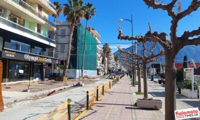 Παγώνουν τα έργα ανάπλασης της Καλαμάτας 34