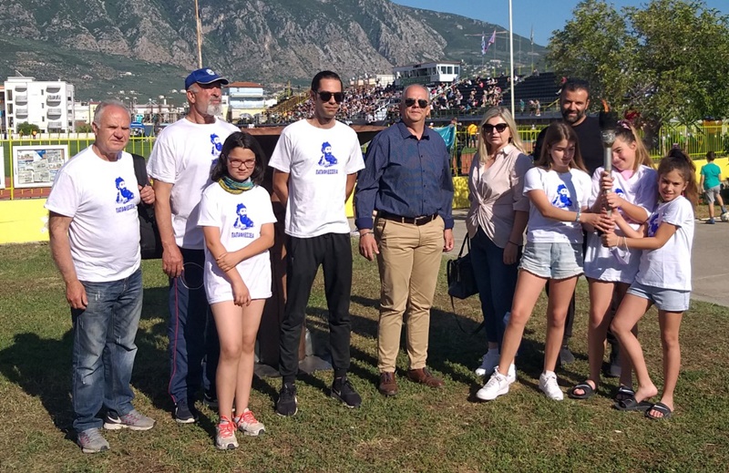 Στο Δημοτικό Στάδιο Καλαμάτας και στα «Παπαφλέσσεια 2022» η Ιερή Φλόγα από το Μανιάκι 4