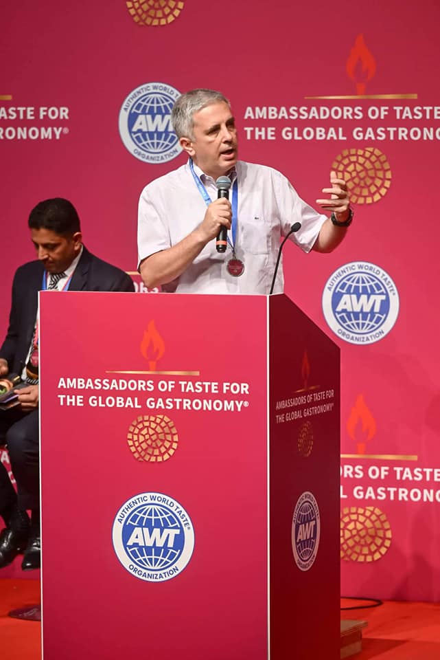 Ομιλία Μανώλη Μάκαρη στο συνέδριο Ambassador of Τaste for the Global Gastronomy 2