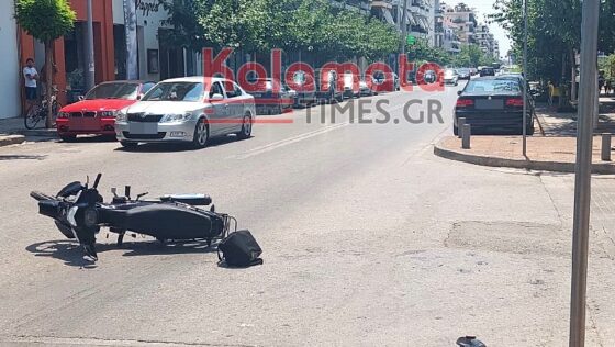 Τροχαίο ατύχημα στην Καλαμάτα ΙΧ συγκρούστηκε με μηχανάκι 18