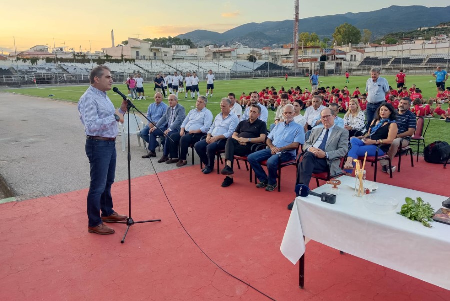 Εγκαινία για το ανακαινισμένο αγωνιστικό χώρο στο γήπεδο του Μεσσηνιακού Γ. Σ. 7