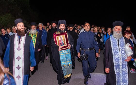 Αγρυπνία στην Ιερά Μονή Βουλκάνου Μεσσηνίας- Κάθοδος της Ιεράς Εικόνας της Παναγίας της Βουλκανιώτισσας προς την Μεσσήνη