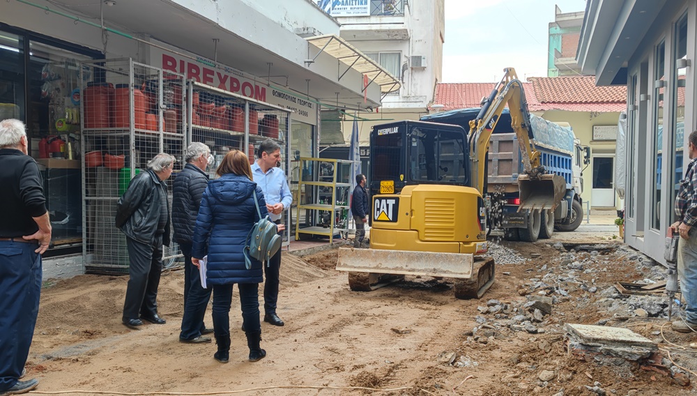 Ξεκίνησαν οι εργασίες ανάπλασης του Ανοιχτού Κέντρου Εμπορίου Δήμου Μεσσήνης 2