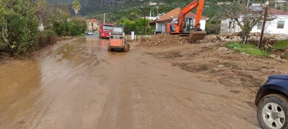 Ζημιές στην άνω Μεσσηνία από την βροχόπτωση της νύχτας 9