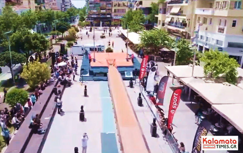 2ος Αγώνας Άλματος επί κοντώ KALAMATA STREET POLE VAULT στην πλατεία Καλαμάτας 1