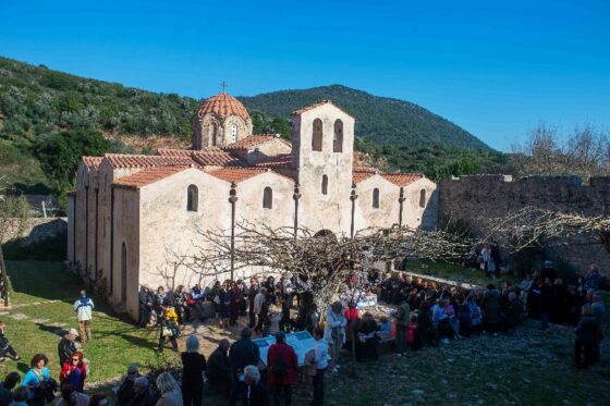 Οι Δ’ Χαιρετισμοί στο Ιστορικό Ανδρομονάστηρο Μεσσηνίας