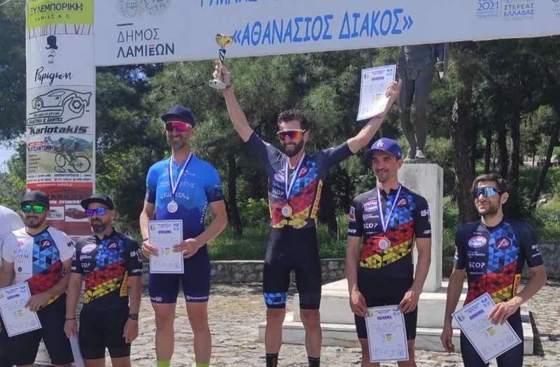 Ευκλής Cycling Team: Χρυσός ο Λυριντζής και αργυρός ο Γκουλούσης στον ''Ποδηλατικό Γύρο Λαμίας''. 2