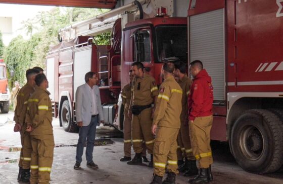 Επίσκεψη του υπ. βουλευτή της ΕΛΛΗΝΙΚΗΣ ΛΥΣΗΣ Στάθη Παπαδόπουλου στην Πυροσβεστική Υπηρεσία Καλαμάτας 13