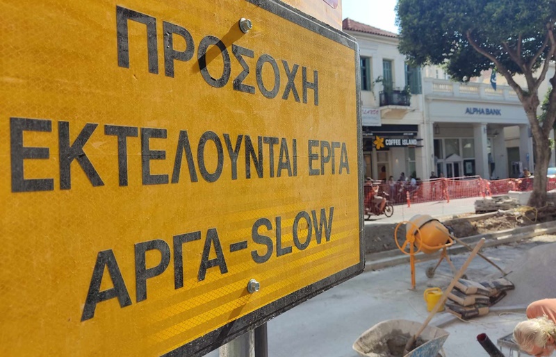 Αυτοψία και ενημέρωση του Δημάρχου για την εξέλιξη των έργων στην Καλαμάτα 3