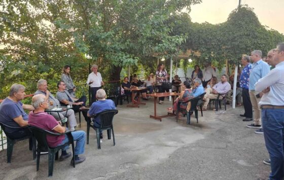 Συζητήσεις Τζαμουράνη σε Άγιο Φλώρο και Πλατύ για τα χρόνια προβλήματα και τις νέες προοπτικές 4