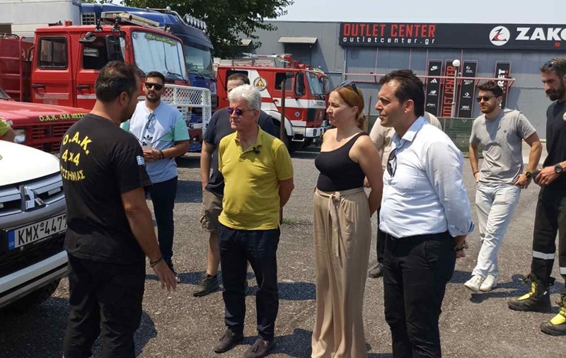 Επίσκεψη Τζαμουράνη με κλιμάκιο της ΚΑΛΑΜΑΤΑΣ_ΜΕΤΑ στις εγκαταστάσεις της Ο. Α. Κ. 2