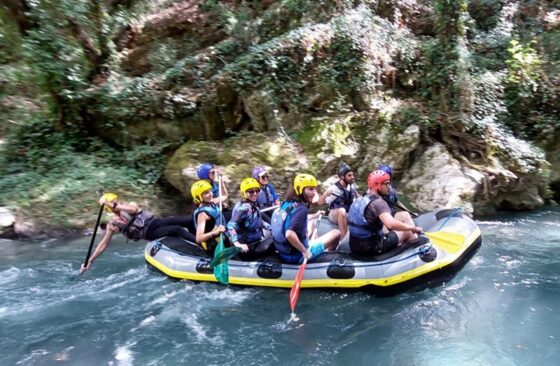 Σ.Π.Ο.Κ. ”Ο Ευκλής”: Rafting στον Λούσιο ποταμό και Rappel στο γεφύρι της Καρύταινας