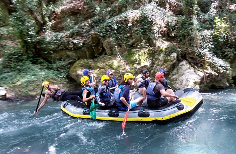 Σ.Π.Ο.Κ. ''Ο Ευκλής'': Rafting στον Λούσιο ποταμό και Rappel στο γεφύρι της Καρύταινας 1