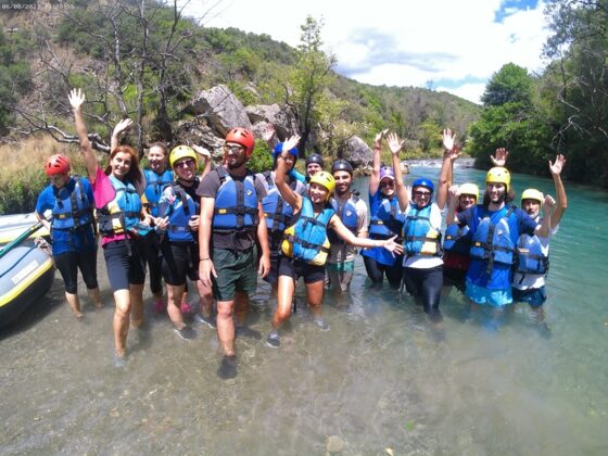 Σ.Π.Ο.Κ. ''Ο Ευκλής'': Rafting στον Λούσιο ποταμό και Rappel στο γεφύρι της Καρύταινας 4