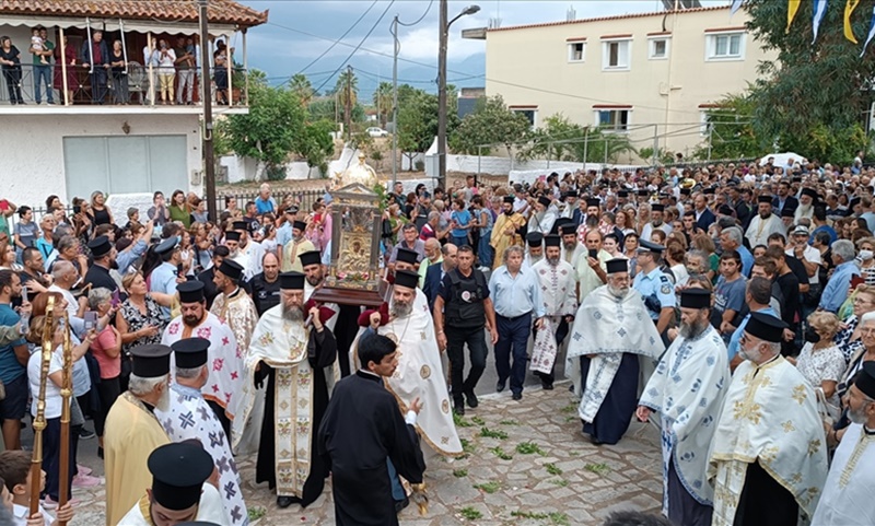 Η Παναγία Βουλκανιώτισσα επέστρεψε από τη Μεσσήνη στον θρόνο της 9