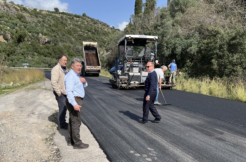 O Αντιπεριφερειάρχης Μεσσηνίας Στάθης Αναστασόπουλος για αυτοψία έργων στη Στούπα 4