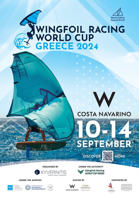 Το WingFoil Racing WORLD CUP έρχεται για πρώτη φορά στην Ελλάδα και στο W Costa Navarino 20