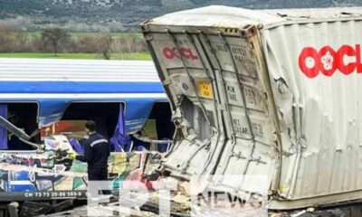 Τραγωδία στα Τέμπη: Βρέθηκε στη Θεσσαλονίκη το κοντέινερ της εμπορικής αμαξοστοιχίας 6