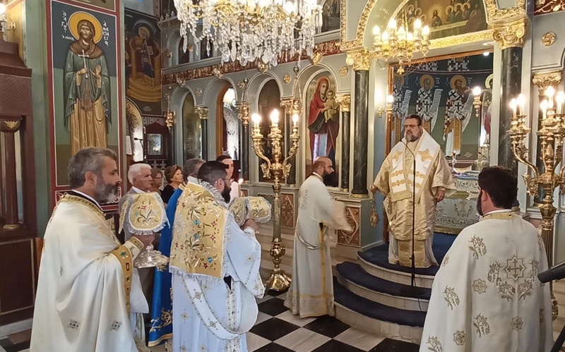 Ο Μεσσηνίας Χρυσόστομος στην Νέα Κορώνη Μεσσηνίας 4