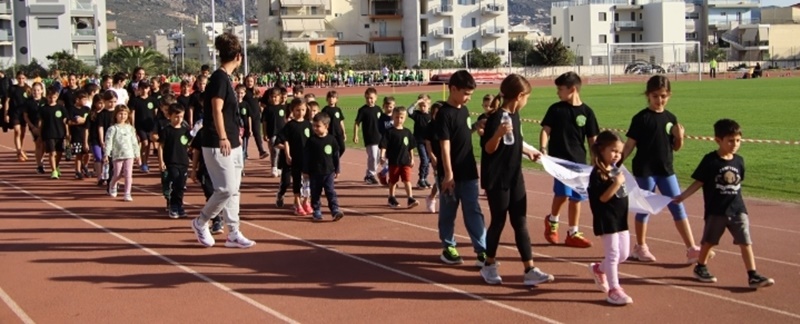 Περισσότερα από 400 παιδιά συμμετείχαν στην αναπτυξιακή ημερίδα στίβου του Μεσσηνιακού 10