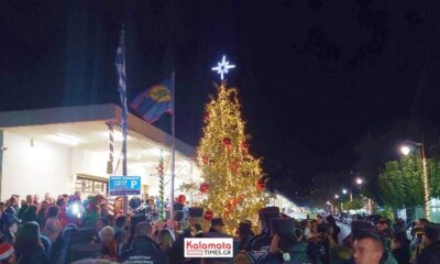 Φωταγωγήθηκε το Χριστουγεννιάτικο δέντρο της Κεντρικής Αγοράς Καλαμάτας 45