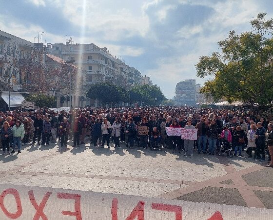 Τεράστια Συγκέντρωση Διαμαρτυρίας στην Καλαμάτα για την Τραγωδία των Τεμπών 2