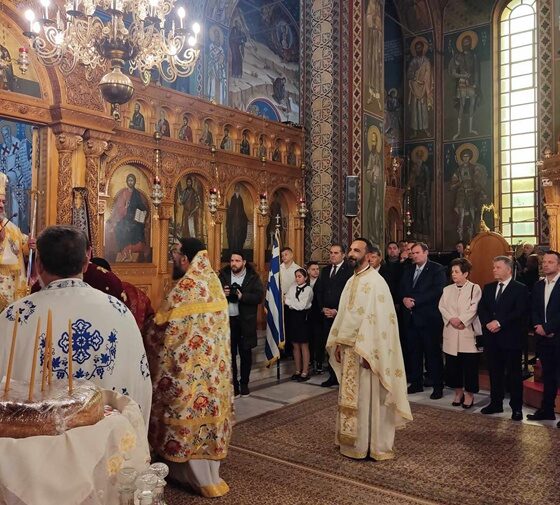 Θεία Λειτουργία για την εορτή των Τριών Ιεραρχών στον Ιερό Ναό Παμμεγίστων Ταξιαρχών 1